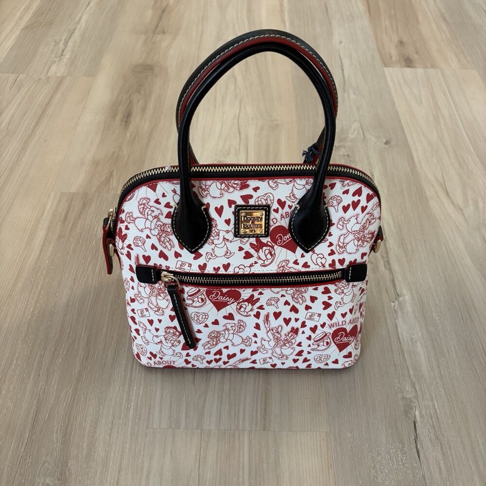 Disney Dooney & Bourke Tote Wild About Donald and Daisy Purse Handbag